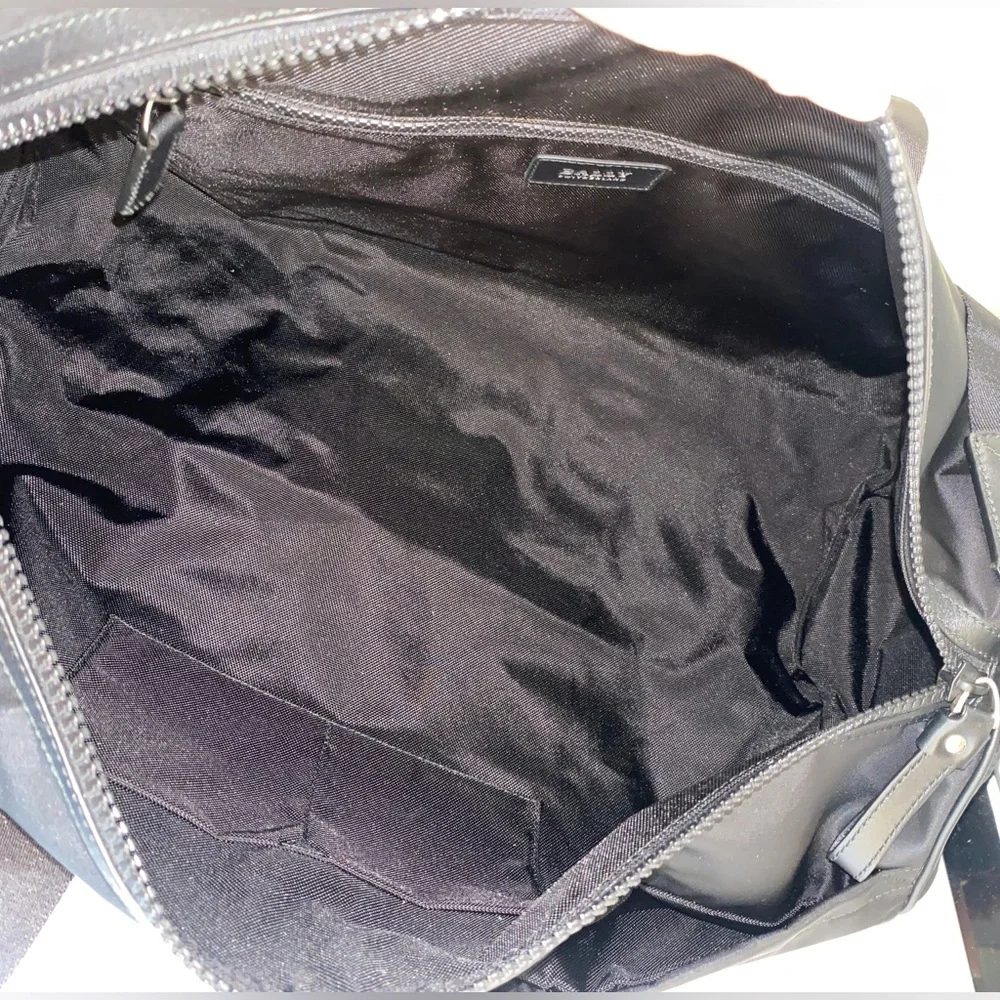 Bally Duffle Bag for mens Black /red